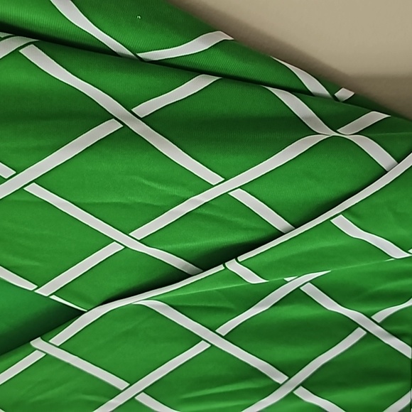 Ann Taylor Fit Flare Business Casual Polyester green Dress - Picture 9 of 13